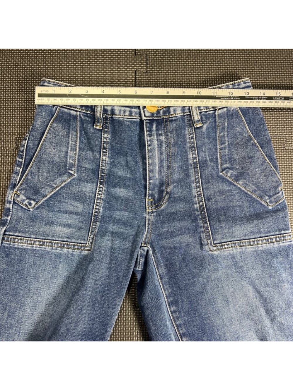 Kut From The Kloth Ashton Barrel Leg Jeans High Rise Medium Wash Womens Size 0P - Picture 4 of 6
